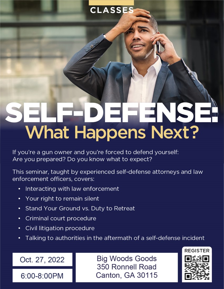 Self-Defense: What Happens Next?