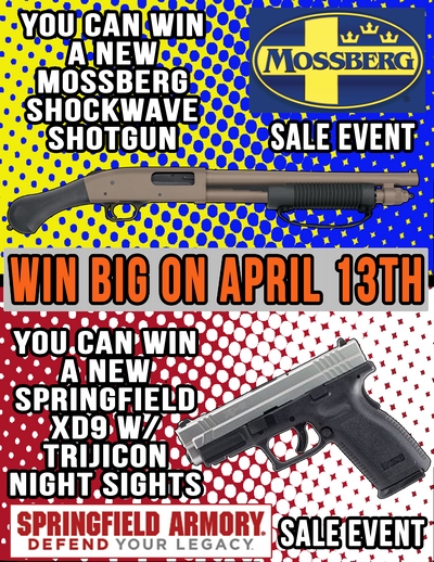 Mossberg-Springfield Sale - Raffle
