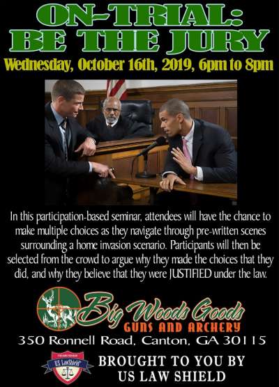 2019-10 Law Seminar - On Trial, Be the Jury