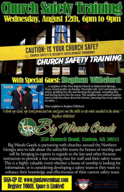 Church Safety Training with Stephen Willeford